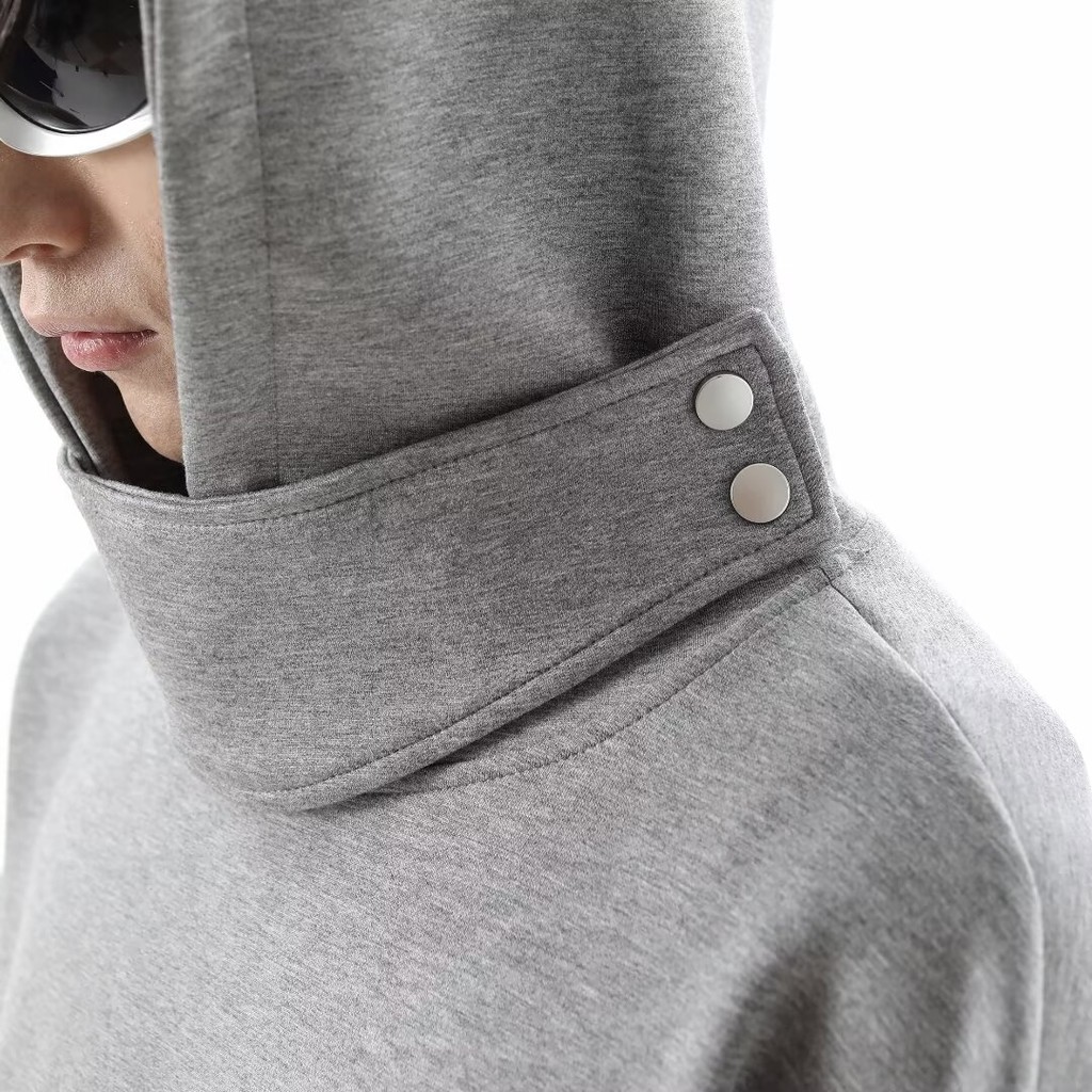 Asrv ฤดูใบไม้ร่วงผู้ชายและผู้หญิงหลวมผ้าฝ้ายคลุมด้วยผ้าเสื้อกันหนาวอเมริกันถนนสูงยืนปกเสื้อคลุมด้วยผ้า - รูปที่ 4