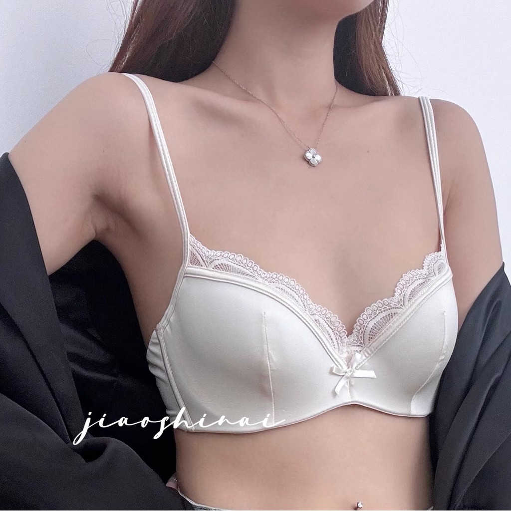 ลูกไม้ชุดชั้นในไร้รอยต่อผู้หญิงรวบรวมแหวนเหล็กนุ่มชุดชั้นในชุดชั้นในบาง