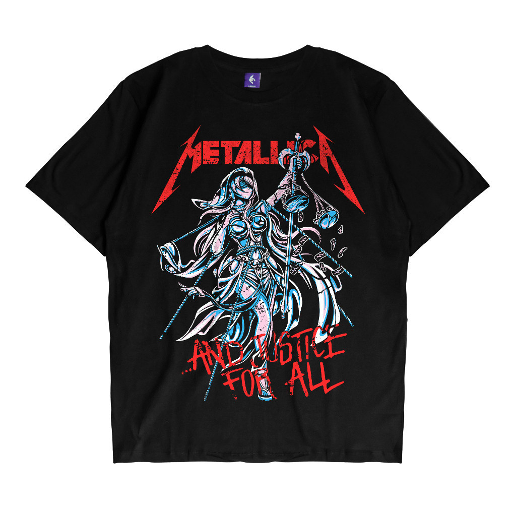 KATUN Kizaru Cotton Trend METALLICA GOBLIN SLAYER Band T-Shirtผ้าCotton 100%