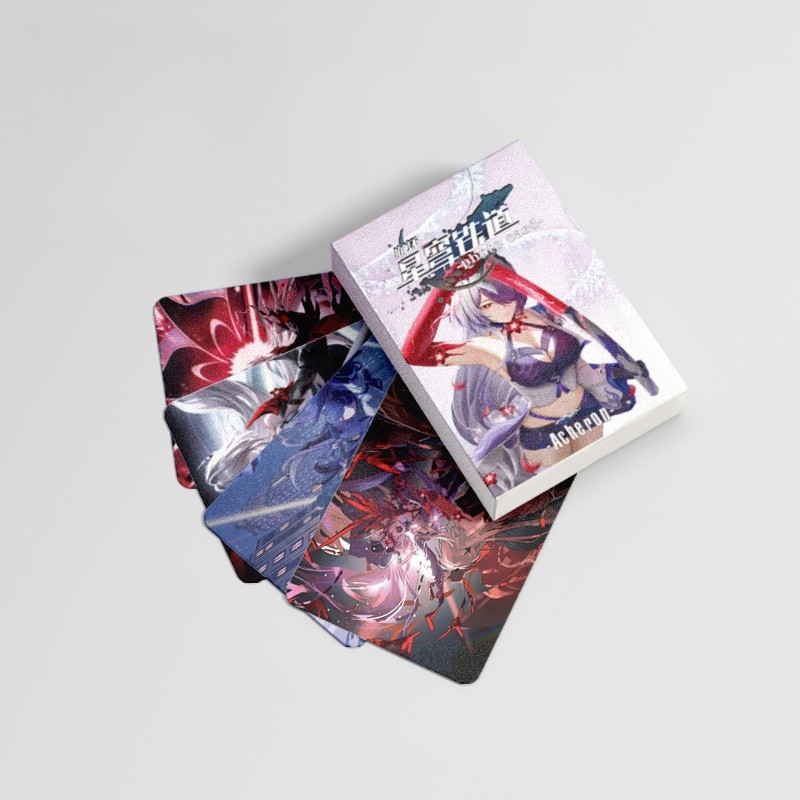 50-55 ชิ้น Honkai: Star Rail โฮโลแกรมเลเซอร์ Lomo การ์ด Aventurine Jingliu Kafka Firefly Sparkle Dan