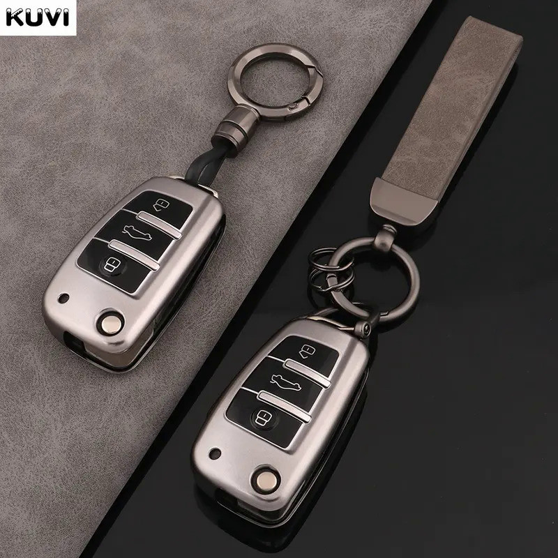 NEW TPU Car Key Case Full Cover Shell Fob For Audi A1 A3 A4 8P 8L 8V A5 B6 B7 A6 A7 C5 C6 Q3 Q5 Q7 4