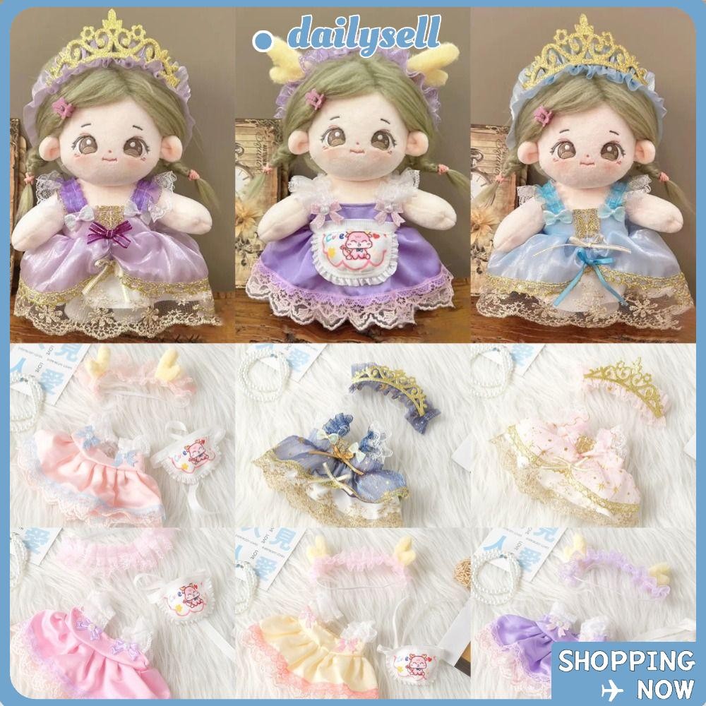 Daily Doll Dress Up, 20 ซม.หลายสไตล์ชุดกระโปรงตุ๊กตา, Casual DIY กระโปรงเค้กสาว