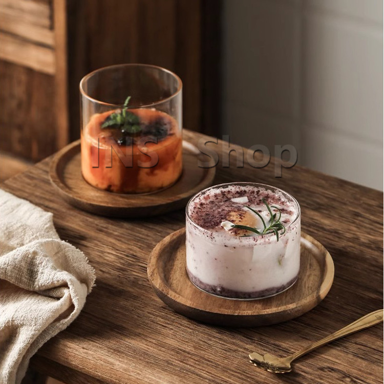 INS ถ้วยไอศครีม ถ้วยพุดดิ้ง ถ้วยแก้ว เค้ก ของหวานได้ค่ะ 190ml glass