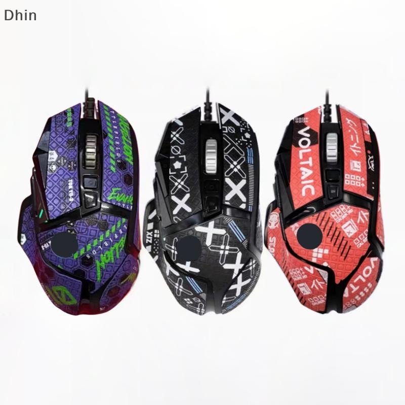 [Dhin] G502 Universal เมาส์ไร้สายแบบมีสายสติกเกอร์กันลื่นกันลื่นเมาส์ดูดซับเหงื่อสติกเกอร์กันลื่นสําหรับ Logitech G502 HERO COD