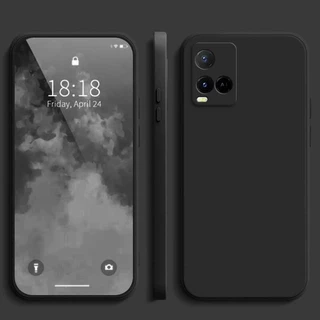 เคส Vivo Y21 Y21S Y21T สีทึบ Vivo Y21S Y21 Y21T เคสซิลิโคนป้องกันการตกสีธรรมดาเรียบง่าย YT
