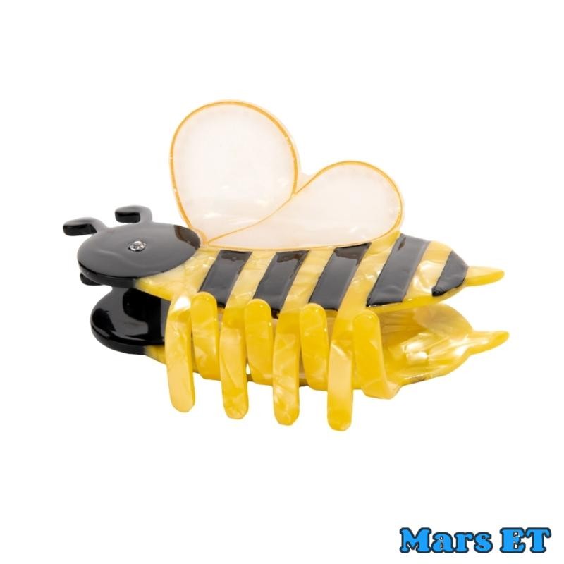 Marset อะคริลิค Honeybee ผม Claw สําหรับสาวการ์ตูนสัตว์ Claw คลิปผมจัดแต่งทรงผมคลิป Elegant เด็กผม Clamp สําหรับ Casu