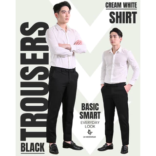 Business Trousers (Expandable Waistband) กางเกงสแลค ทรงกระบอกเล็ก เอวยืดได้
