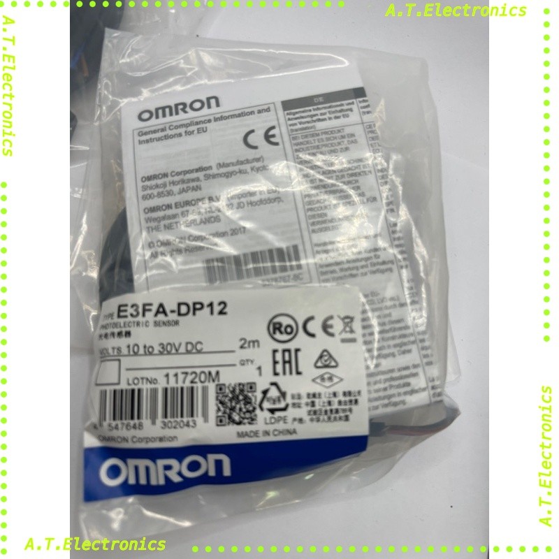 สวิตช์เซนเซอร์โฟโตอิเล็กทริก E3FA-DP12 ส่งของทุกวันร้านในไทย ส่งทุกวัน