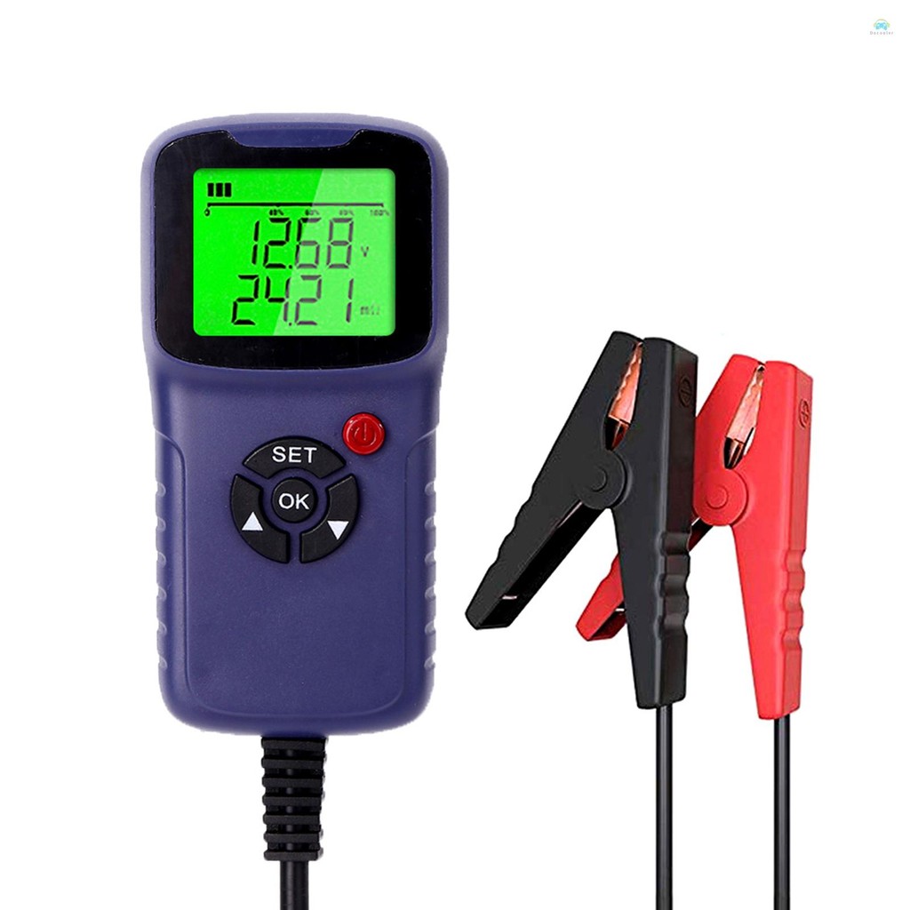 Yb รถยนต์ TesterCar Battery Charger Tester Analyzer 12V 2000CCA แบตเตอรี่แรงดันไฟฟ้า Test Charge Cir