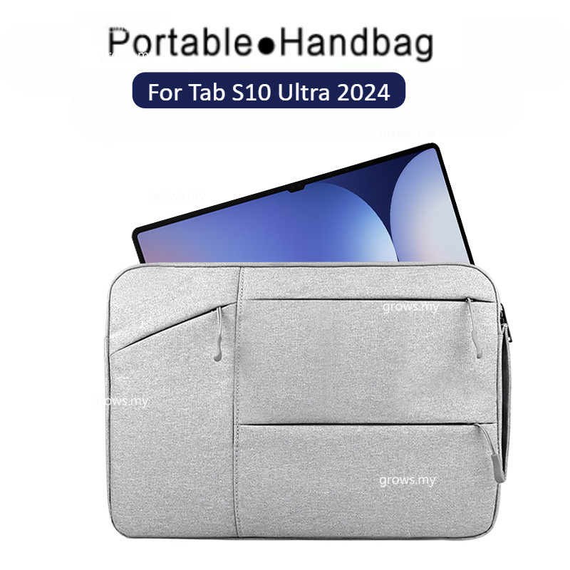 SAMSUNG สําหรับsamsung Galaxy Tab S10 Ultra 2024 SM-X920 X820 S10+/S10 Plus 12.4 S9FE + S9 Ultra /S8 Ultra /S7 FE Plus 12.4 "A9 + S9FE 10.9 แท็บเล็ตกระเป๋าถือป้องกันกระเป๋าอุปกรณ์เสริม