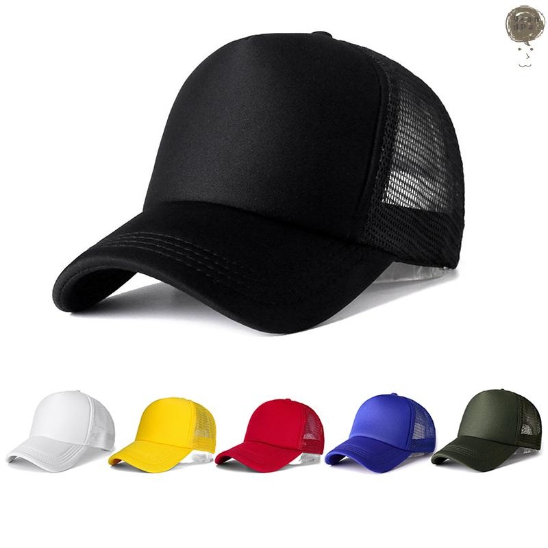 [GR] 1 PCS Unisex หมวกสบายๆตาข่ายเบสบอลหมวกปรับ Snapback หมวกสําหรับผู้หญิงผู้ชาย Hip Hop Trucker หมวก Streetwear พ่อหมวก TH