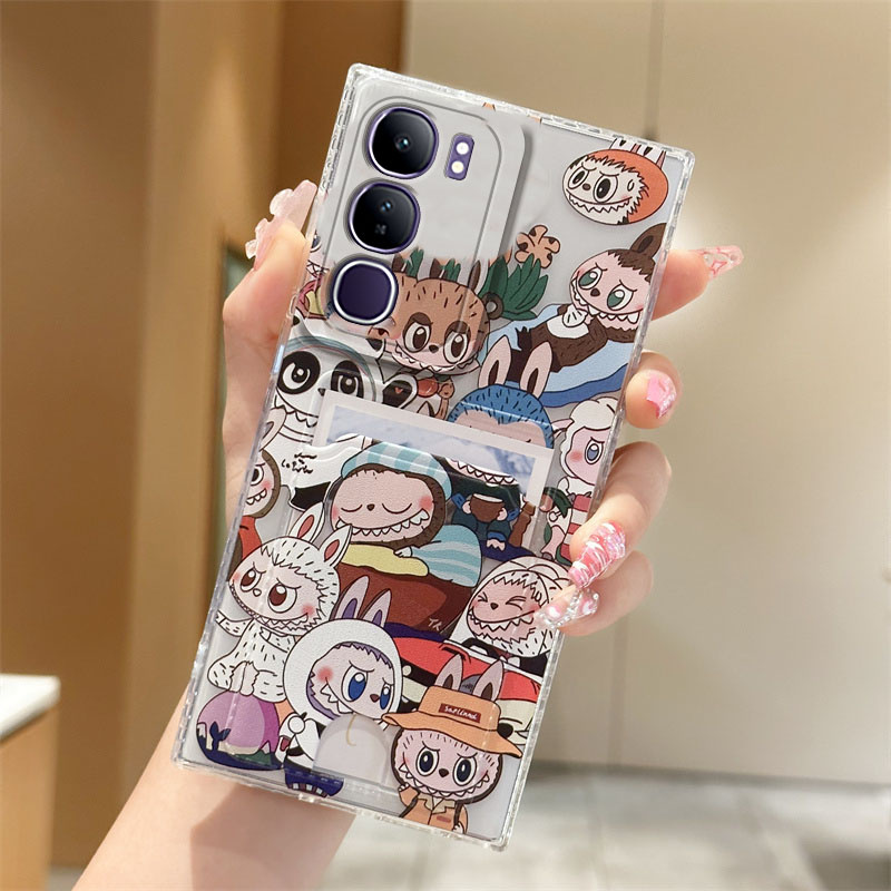 เคสโทรศัพท์การ์ตูนใหม่ Vivo Y21D / Y200 5G /Vivo Y19S Global Version 2024 Soft Shell เลนส์ฝาครอบป้องกันกระเป๋าสําหรับ VIVOY21d VivoY200 5G VivoY19S