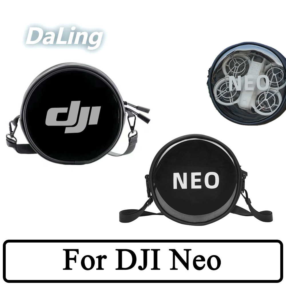 กล้องเที่ยวบินกระเป๋าเก็บเครื่องเดี่ยวสําหรับ DJI Neo มือถือ Drone กระเป๋าเก็บไหล่เดี่ยว Crossbody Host Case รอบกระเป๋าถือ DJI Neo กล่องอุปกรณ์เสริม