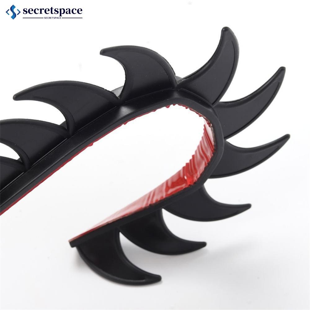 Secretspace สะท้อนแสง Motocross Mohawk Biker หมวกกันน็อค Spikes Cockscomb รถจักรยานยนต์ Mohawk หมวกกันน็อคสติกเกอร์หมวกกันน็อคตกแต่ง N4P2