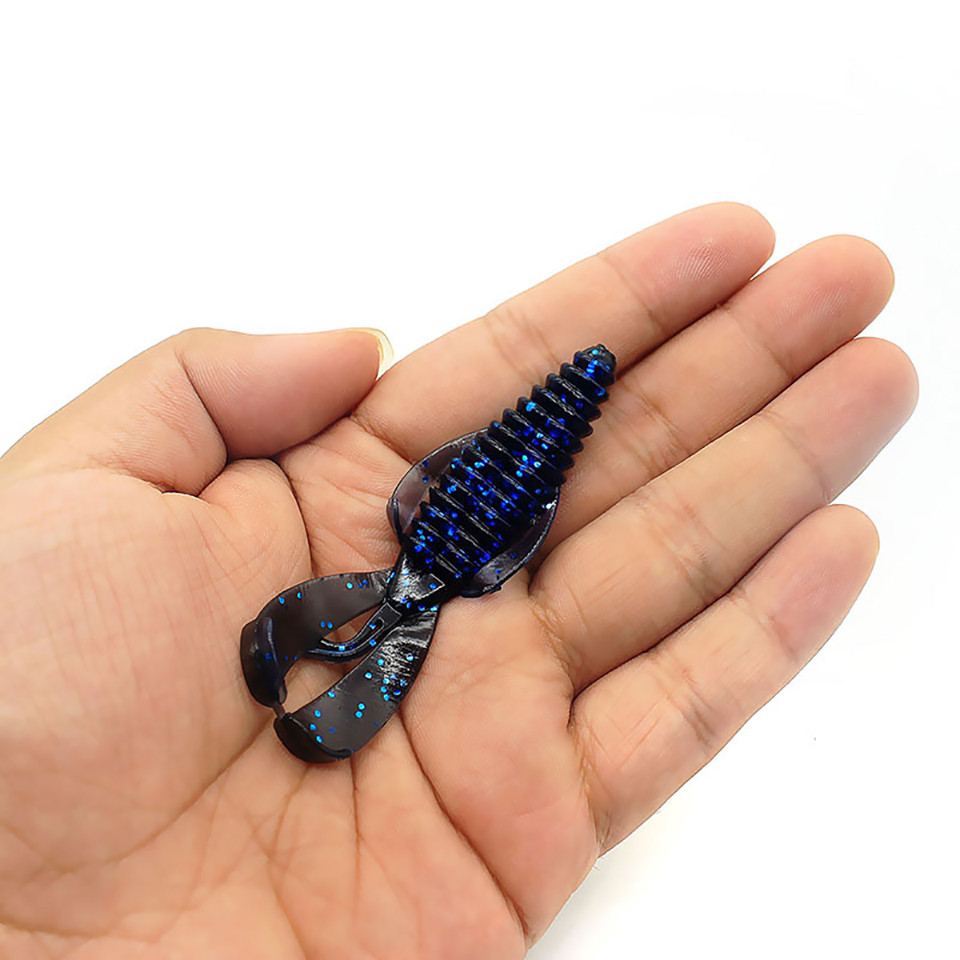 Walk FISH 4.5g/15.5g Soft Lure Outdoor Multicolor Silicone Biomimetic Alien Fan-shaped Bait — صورة 5