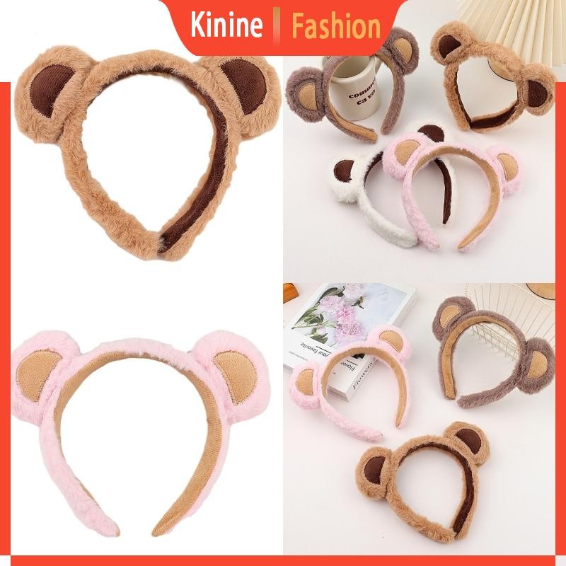 Kin Womens Bear Animal Hairband แฟชั่นคอสเพลย์ Hairband เครื่องประดับผมตุ๊กตา
