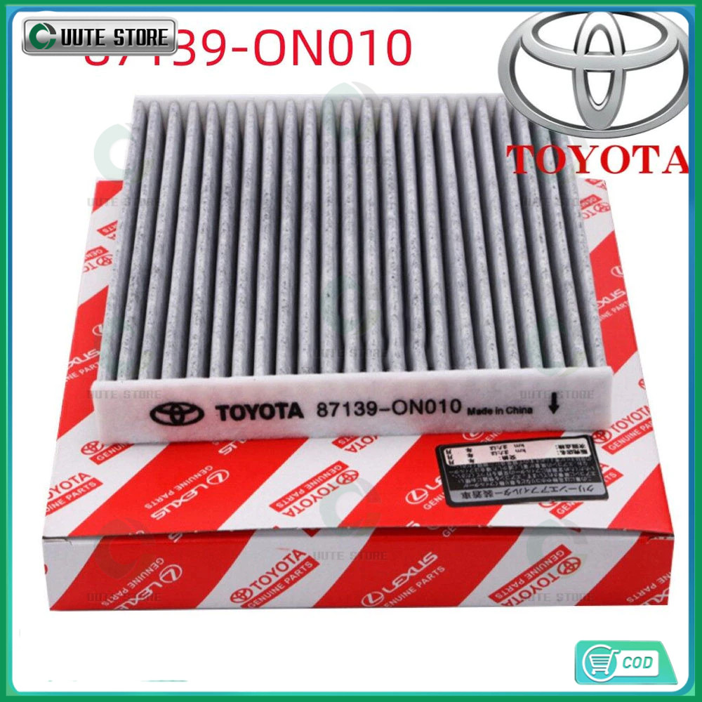 กรองแอร์โตโยต้าคาร์บอนแท้ Yaris Vigo Vios Altis Fortuner Prius Camry Hiace Commuter กลองแอร์วีโก้ กรองแอร์ toyota vigo