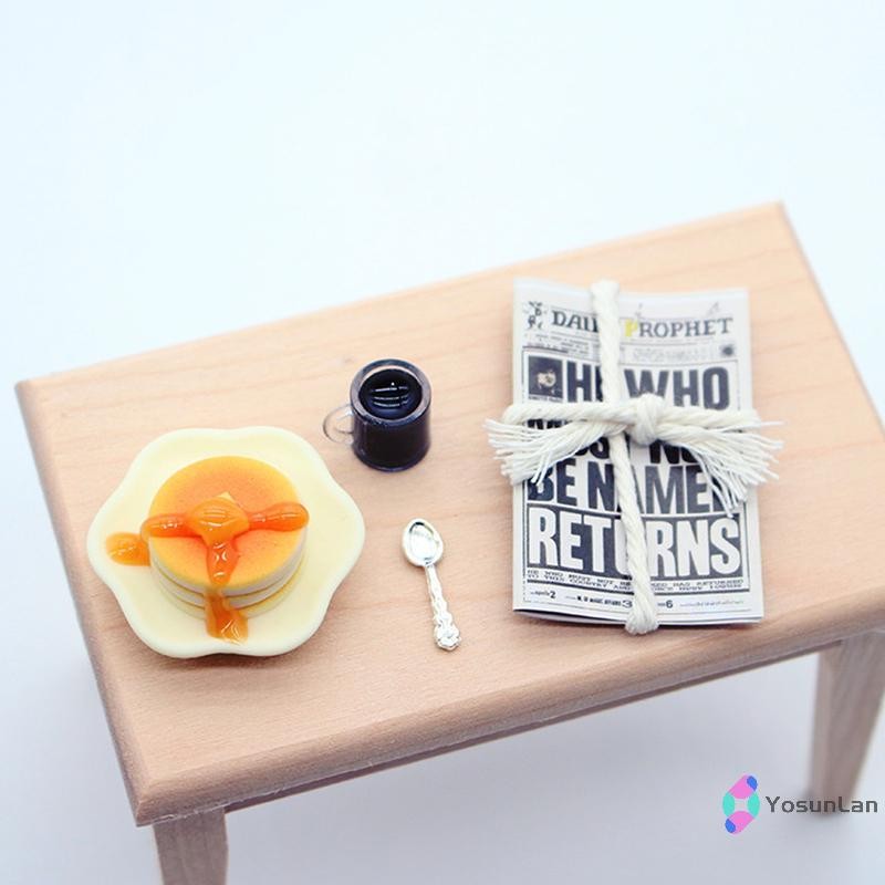 Yosunlan] 4 ชิ้น/เซ็ตสร้างสรรค์กาแฟขนมหวานรุ่นเครื่องประดับอาหารของเล่น Miniatures อาหารตุ๊กตา House Decor อุปกรณ์ DIY ตุ๊กตาอุปกรณ์เสริมใหม่