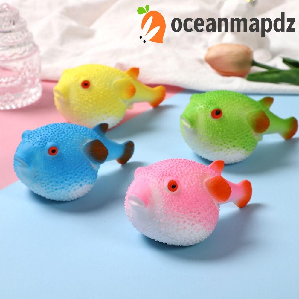 Oceanmapdz Pufferfish บีบของเล่น, TPR Pufferfish ปลาปักเป้าบีบของเล่น, จําลองช้า Rebound การ์ตูน Puf