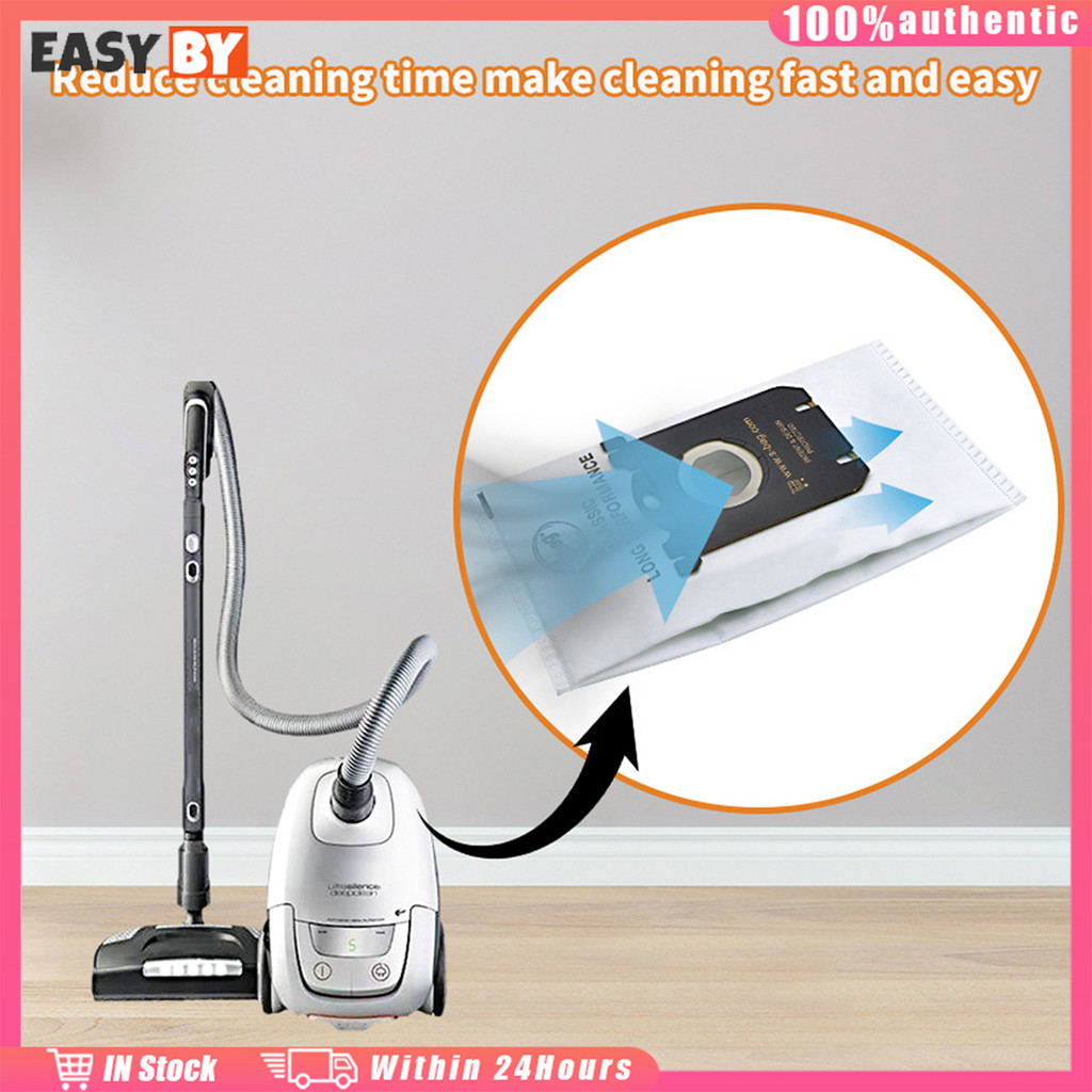 จัดส่งรวดเร็ว ถุงเก็บฝุ่น S-Bag 5ชิ้น เครื่องดูดฝุ่นphilips electrolux สำหรับรุ่นFC8202 9130 HR8375