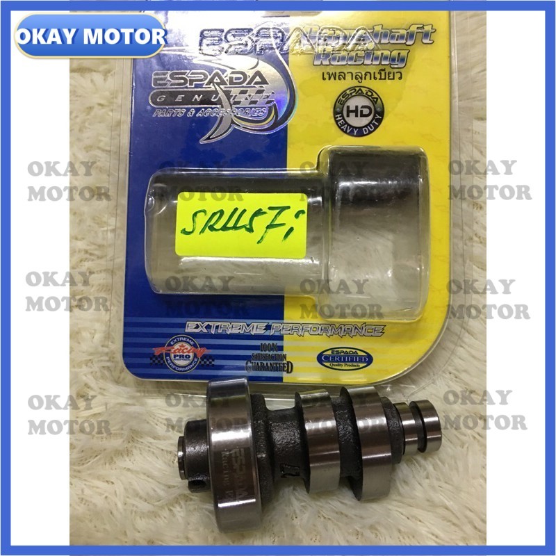 Yamaha lagenda 115 หัวฉีดน้ํามันเชื้อเพลิง srl115 fi srl115-fi racing cam เพลา cam racing espada