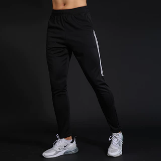 mvp sport กางเกงวอร์มผู้ชาย กางเกงลำลอง กระเป๋าซิปด้านข้าง 2 ช่อง มีซิปปรับได้ที่ขากางเกง