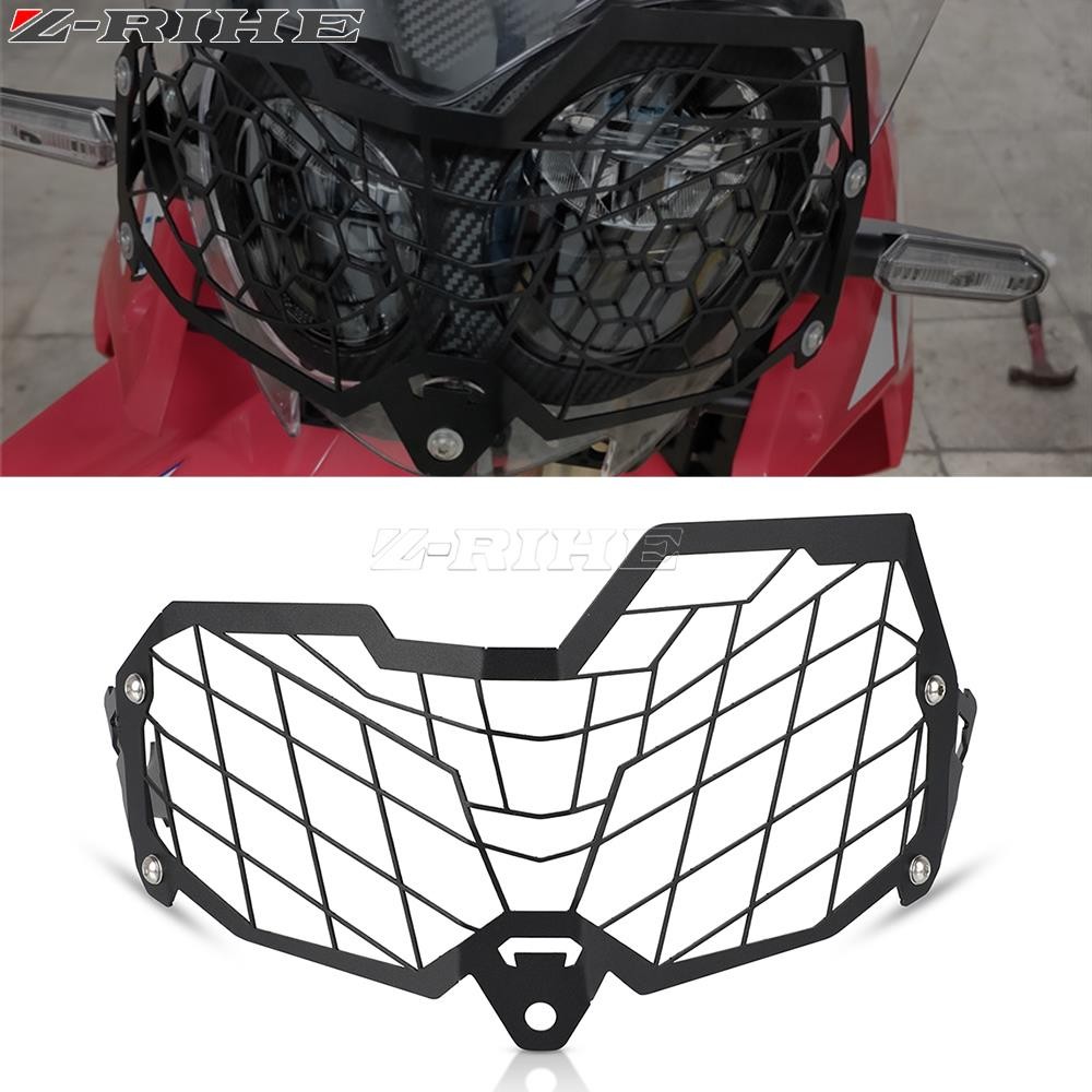 ฝาครอบไฟหน้าย่างสําหรับ Honda CRF250L CRF300L Rally CRF250 CRF300 L 2017 2018-2022 2023 อุปกรณ์เสริม