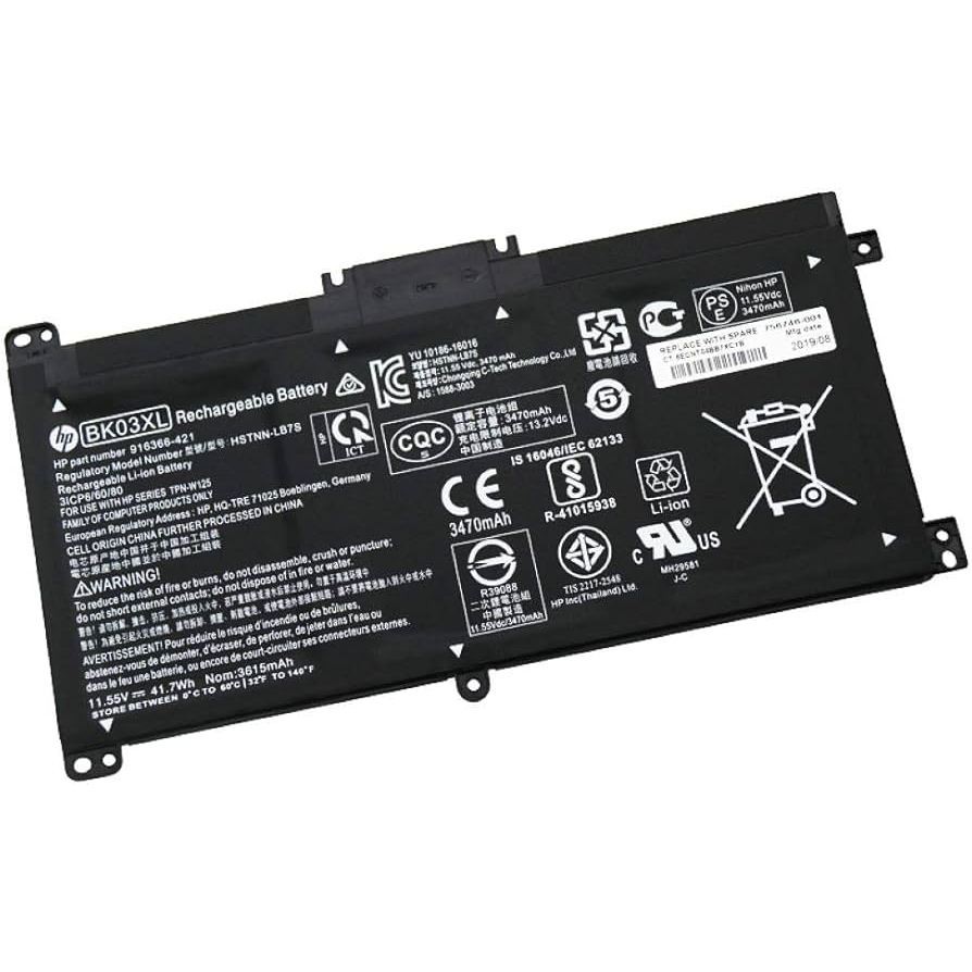 Battery N/B HP Pavilion X360 14-BA Series (BK03XL)