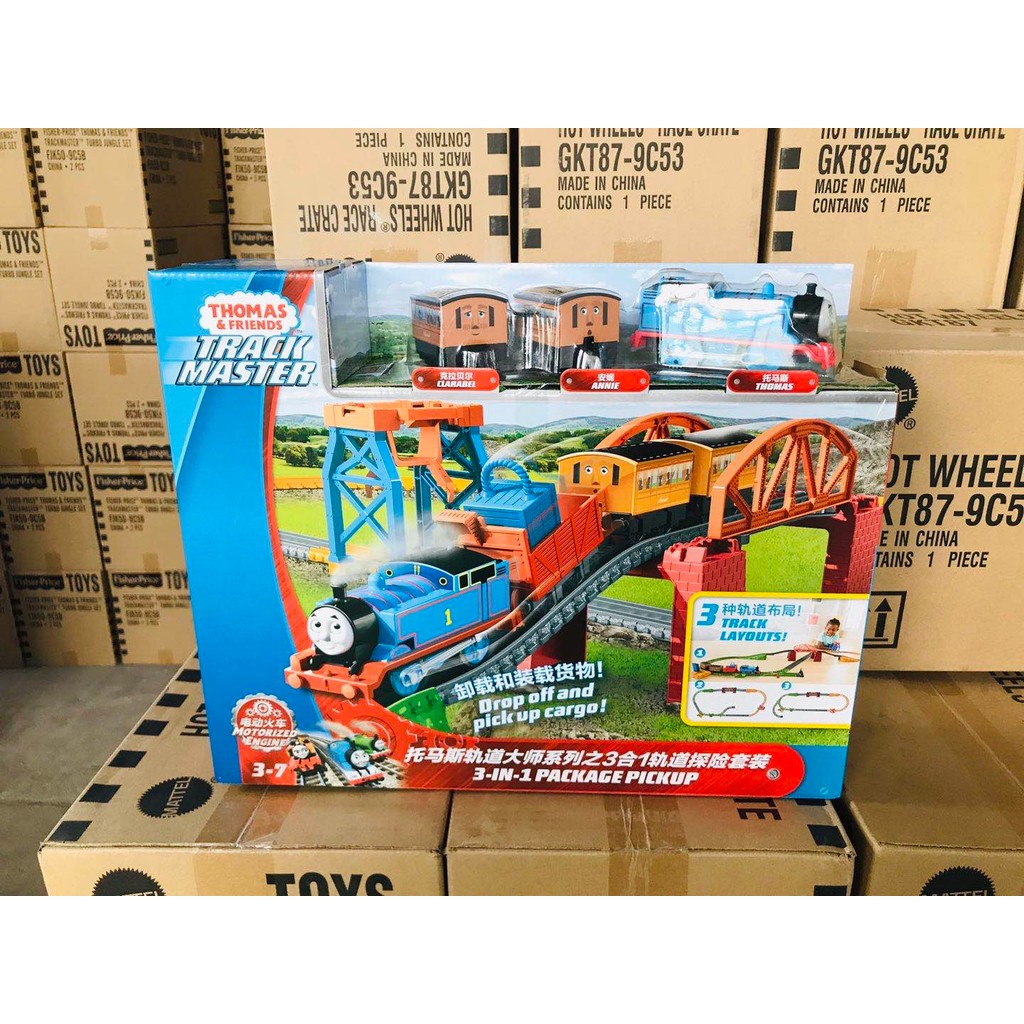 [Boutique] Thomas Track Master Series 3 in 1 Track Adventure Set Boy Electric Track Train Toy GPD88