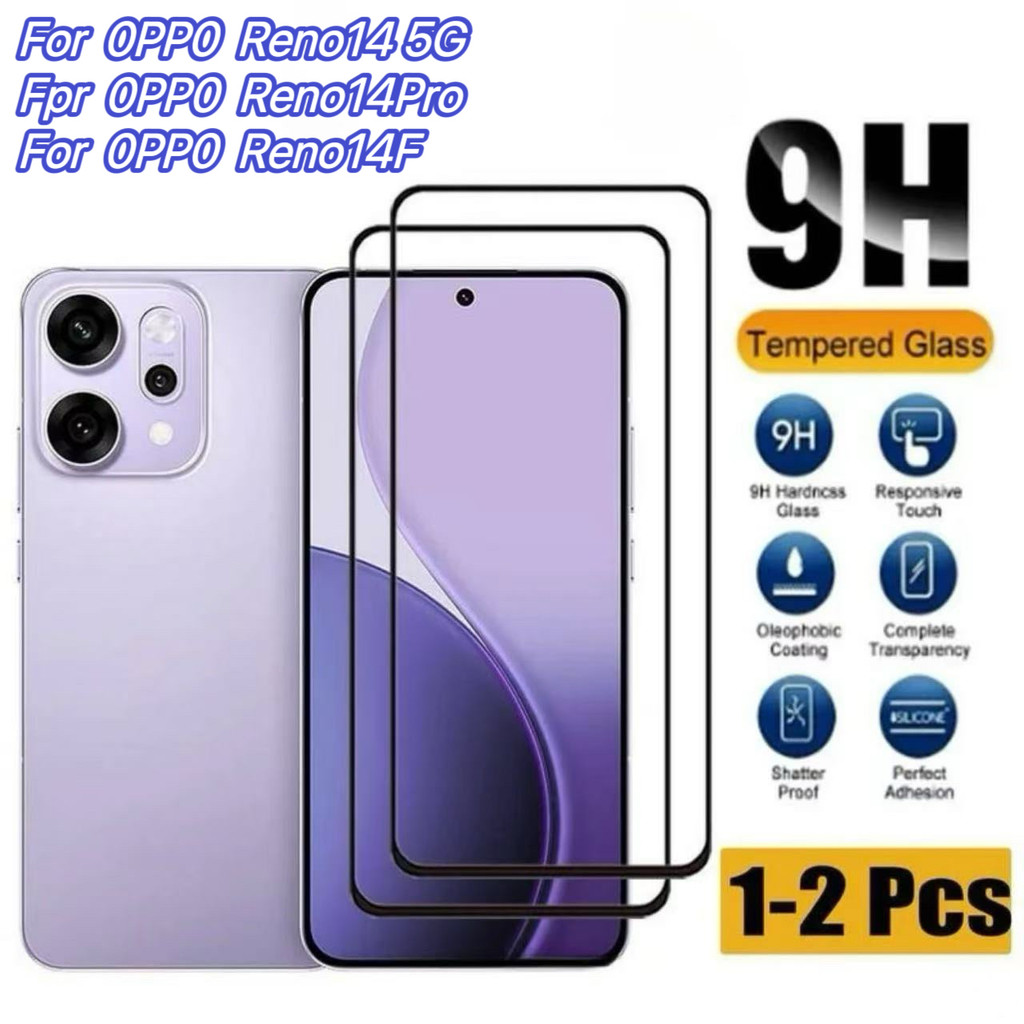 ตรงรุ่นReno14 มาใหม่ ฟิล์มเต็มจอ For OPPO Reno14 5G Reno14Pro Reno14F ฟิล์มกันกระแทก ฟิล์มกันรอย ฟิล