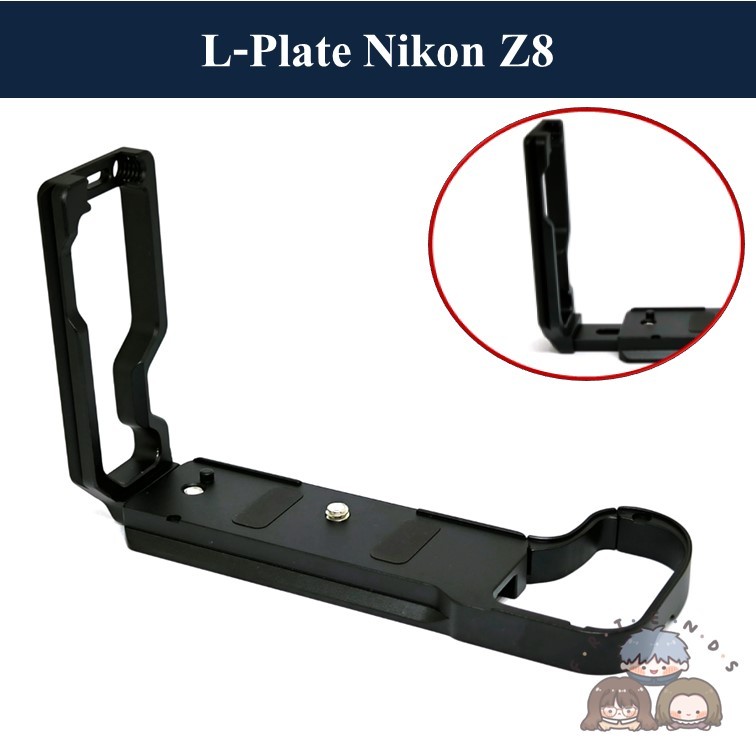L-PLATE สำหรับ Nikon Z8 / L PLATE Nikon Z8 / Nikon Z8 HAND GRIP / Nikon Z8 L BRACKET PLATE