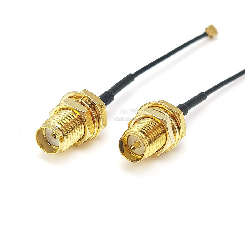 สาย Ipex ถึง sma WIFI/GSM/3G/4G หัวหญิงด้านนอกสกรูรูในขาด้านใน sma ถึง ipex อะแดปเตอร์สายเคเบิล