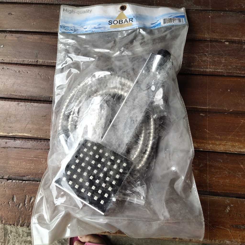 ฝักบัวมือโครเมียมสไตล์มินิมอล/ ฝักบัวมือโครเมียม SOBAR คุณภาพ