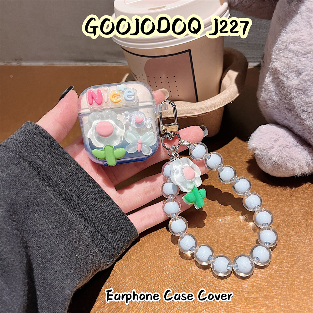 สําหรับ GOOJODOQ J227 กรณีปลอกซิลิโคนอ่อนนุ่มหูฟังกรณี DIY การ์ตูนสด