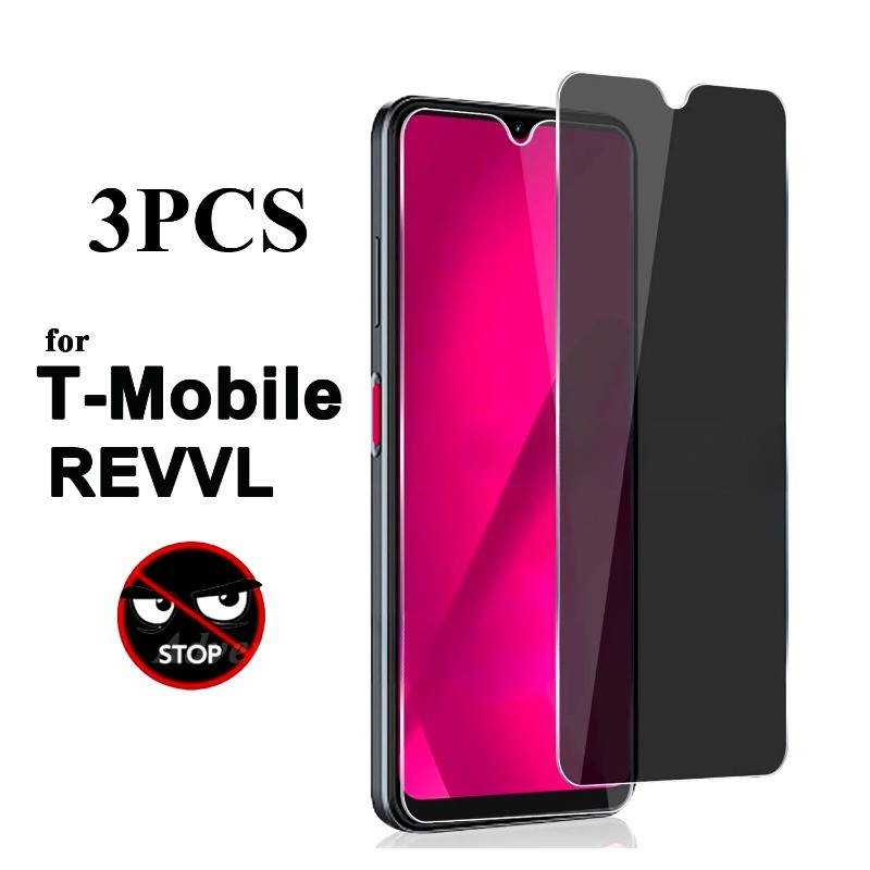 สําหรับ T-Mobile Revvlry + 1-3 ชิ้นเต็มรูปแบบความเป็นส่วนตัวแก้วโทรศัพท์ป้องกันหน้าจอสําหรับ T-Mobil
