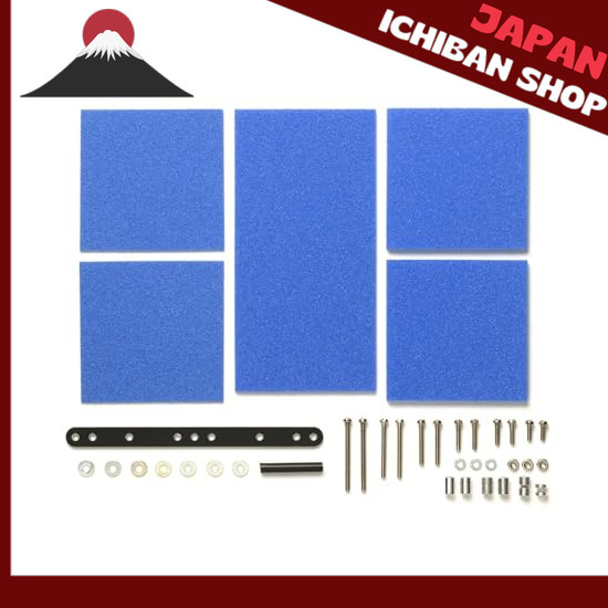 【จากประเทศญี่ปุ่น】 TAMIYA Upgrade Parts Series No.512 Brake Sponge Set - Mild 1/2/3mm Blue 15512