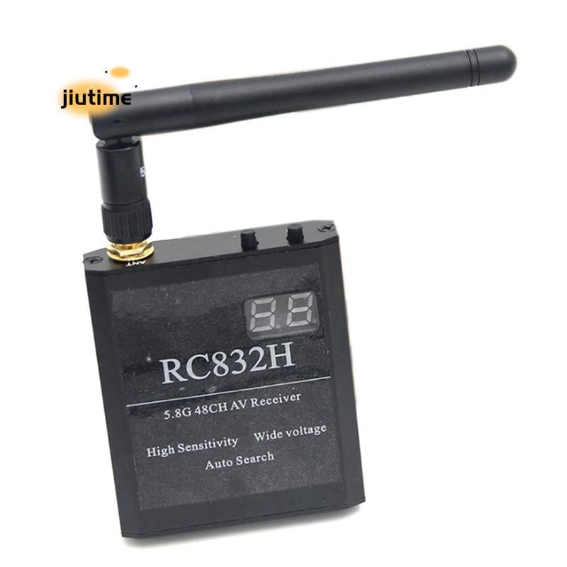 RC832H 5.8G 48CH Video Receiver 12V อัตโนมัติช่องค้นหาสําหรับ TS832 TS5823 TS5828 RC เครื่องบินเฮลิค