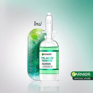 Garnier Tri-Acid Renew Skin Renewal Concentrate 20ml เซรั่มสูตรเข้มข้นแต่อ่อนโยน.