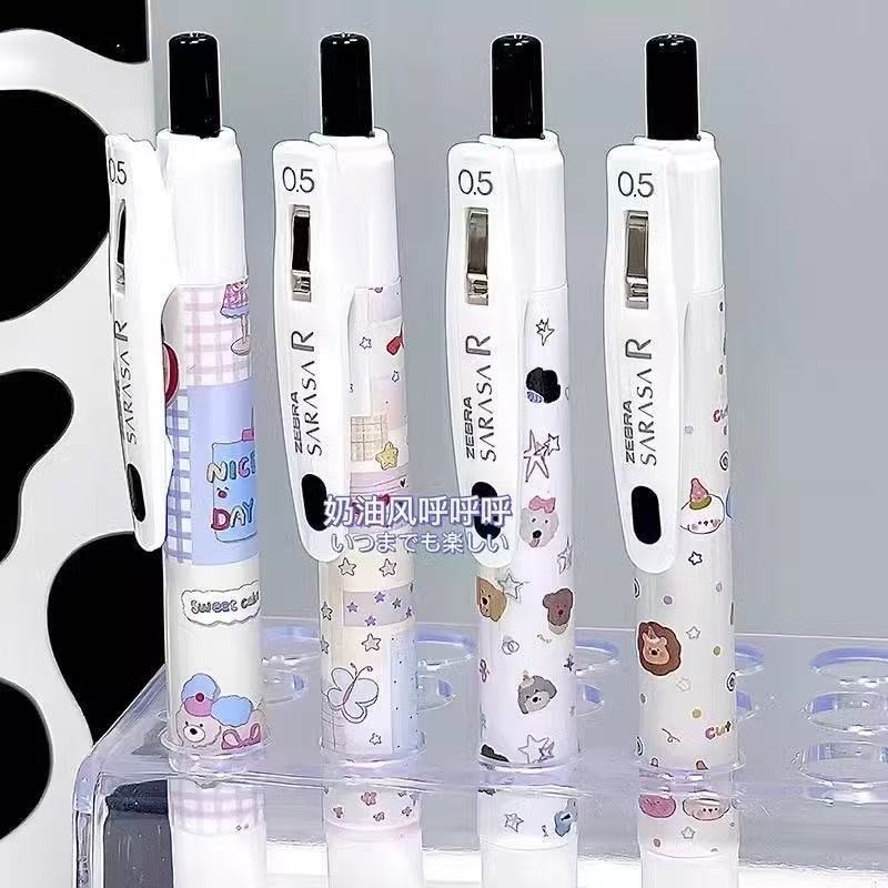ญี่ปุ่น ZEBRA ZEBRA JJ29 หมึกหนาสด Limited DIY ครีมสไตล์เจลปากกานักเรียนแปรงคําถามปากกาสอบ