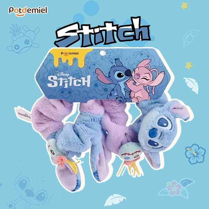 [Aria] Disney Star Treasure Series Stitch ชุดยางรัดผมน่ารักแบบหัวดอกไม้