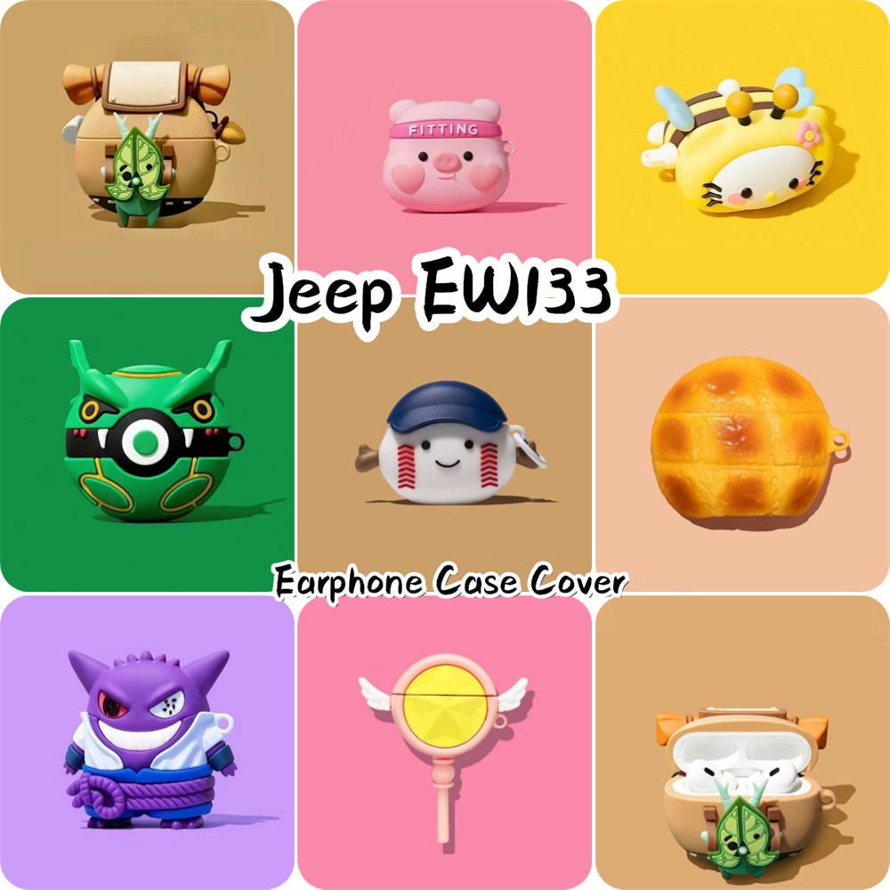 In StockFor Jeep EW133 Case Casing Soft Silicone Headphone Case Creative Cartoon Style NO.3