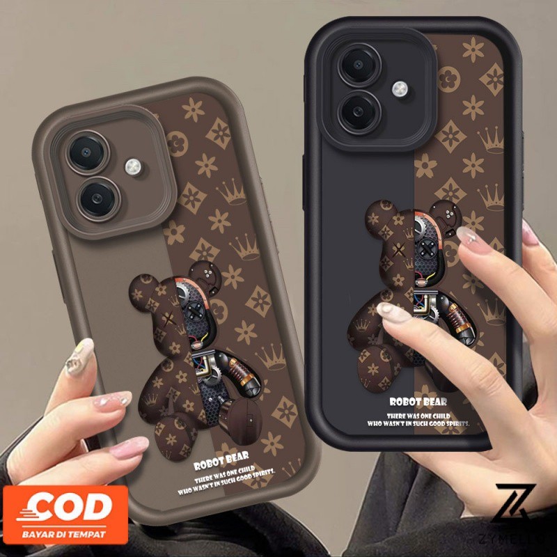 เคสโทรศัพท์ Infinix Smart 8 7 6 8Plus Spark GO 2024 20 20C 20Pro Hot 30i 40i 40 20 Play Camon 20 Note 41 Pro การ์ตูนหมีร