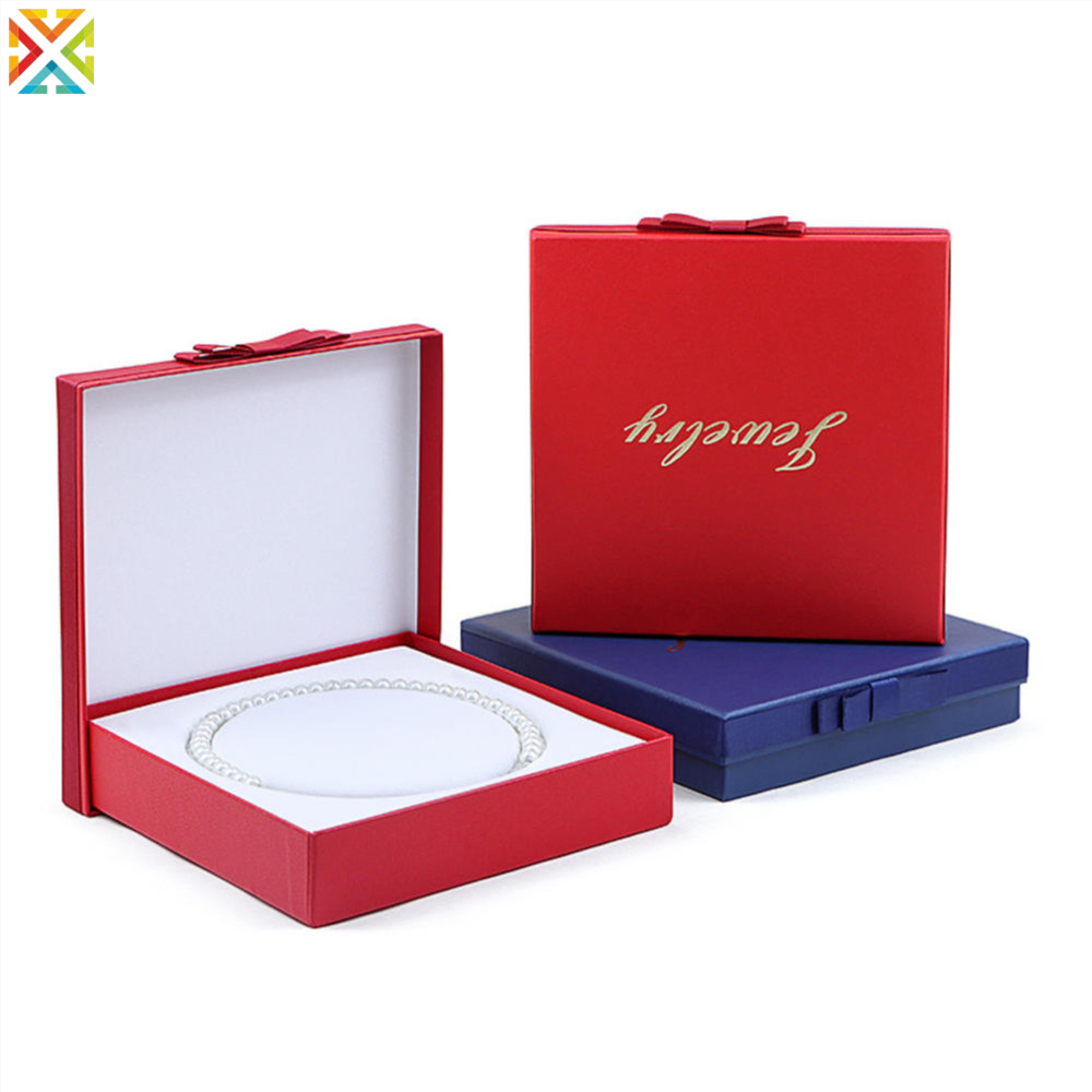 Charming High-End บรรจุภัณฑ์เครื่องประดับป้องกันสร้อยคอไข่มุกกล่องเครื่องประดับหรูหราแฟชั่นของขวัญกล่องสําหรับงานแต่งงานของขวัญวันแม่แสดง