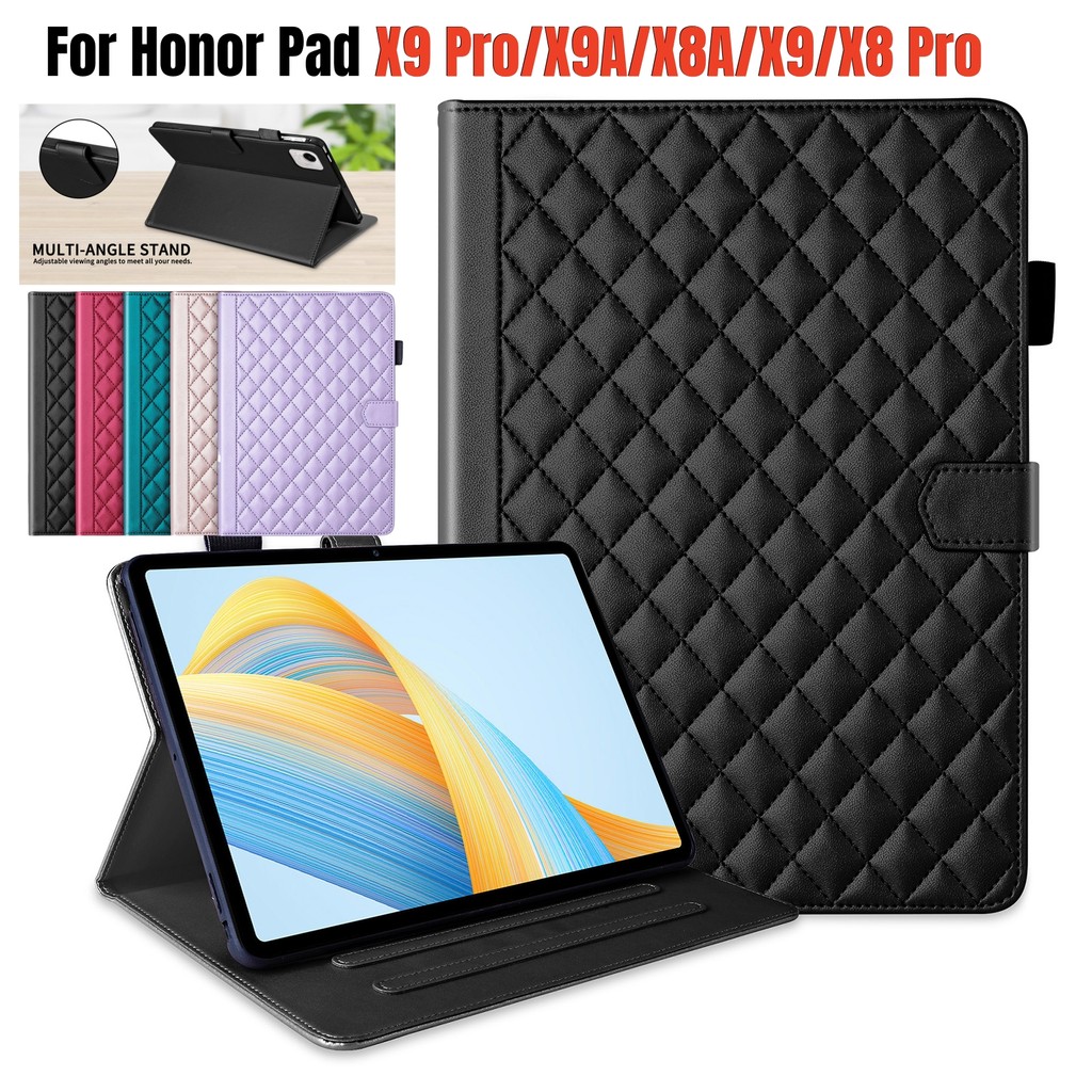 สําหรับ Honor Pad X8 X9 Pro X9A X8A X8a X9a ELN2-W09 คุณภาพสูง PU หนังช่องสไตล์ฝาครอบกรณี