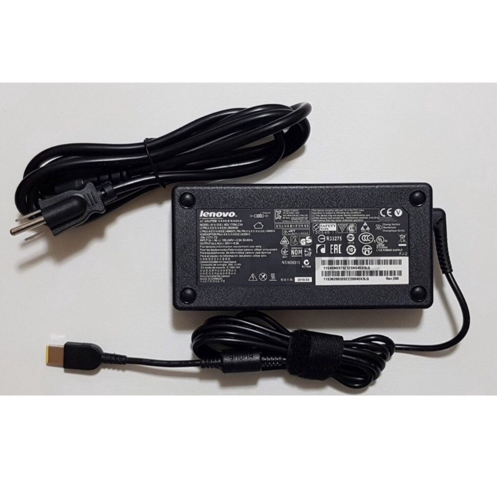 ของแท้ Lenovo อะแดปเตอร์ 20V/8.5A 170W USB หัวสายชาร์จ Lenovo Legion Y530-15ICH / Legion Y540 อะแดปเ