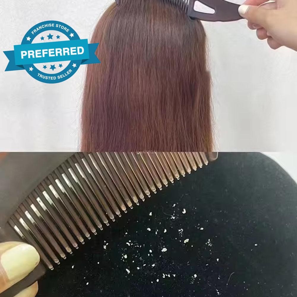 หวีนวดป้องกันรังแค Anti-static Anti Tangling หวีแปรง Hollow Hair Hair Parting E2o3