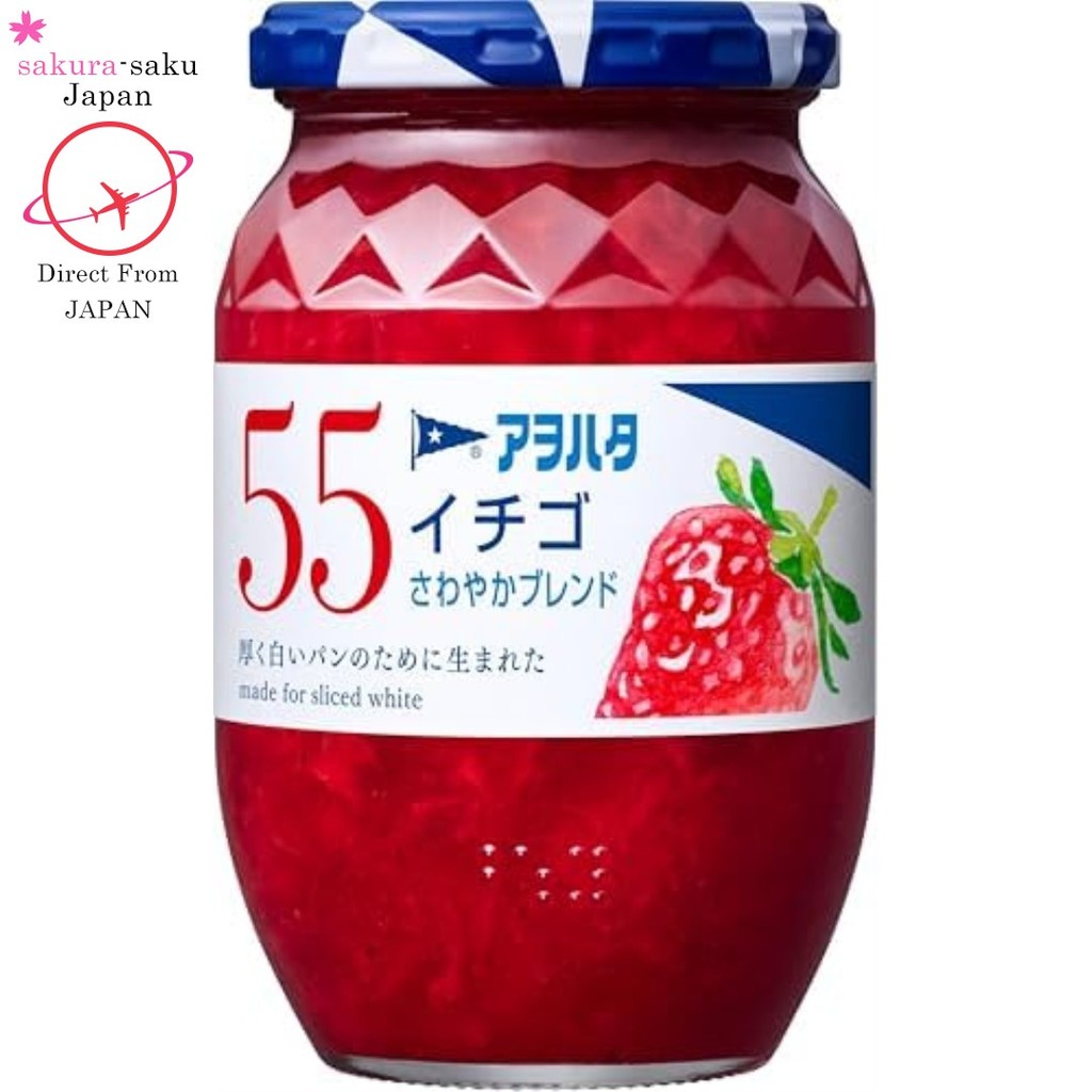 Aohata 55 Strawberry 400g แยม【Direct from Japan】