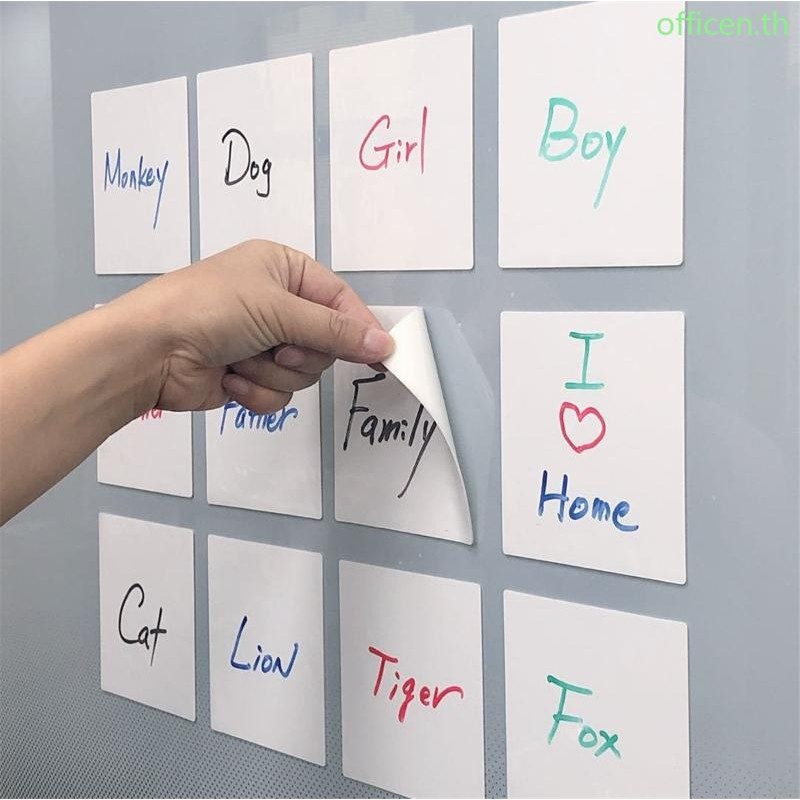 Cen 6 12 ชิ้นนํากลับมาใช้ใหม่ชอล์กป้ายกระดานสติกเกอร์ไวท์บอร์ดสําหรับ Jars ปาร์ตี้ตกแต่ง