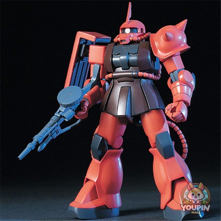 Bandai รุ่น 5888 HGUC 1/144 032 MS-06S ZAKU II Char Dedicated Red Zhagu