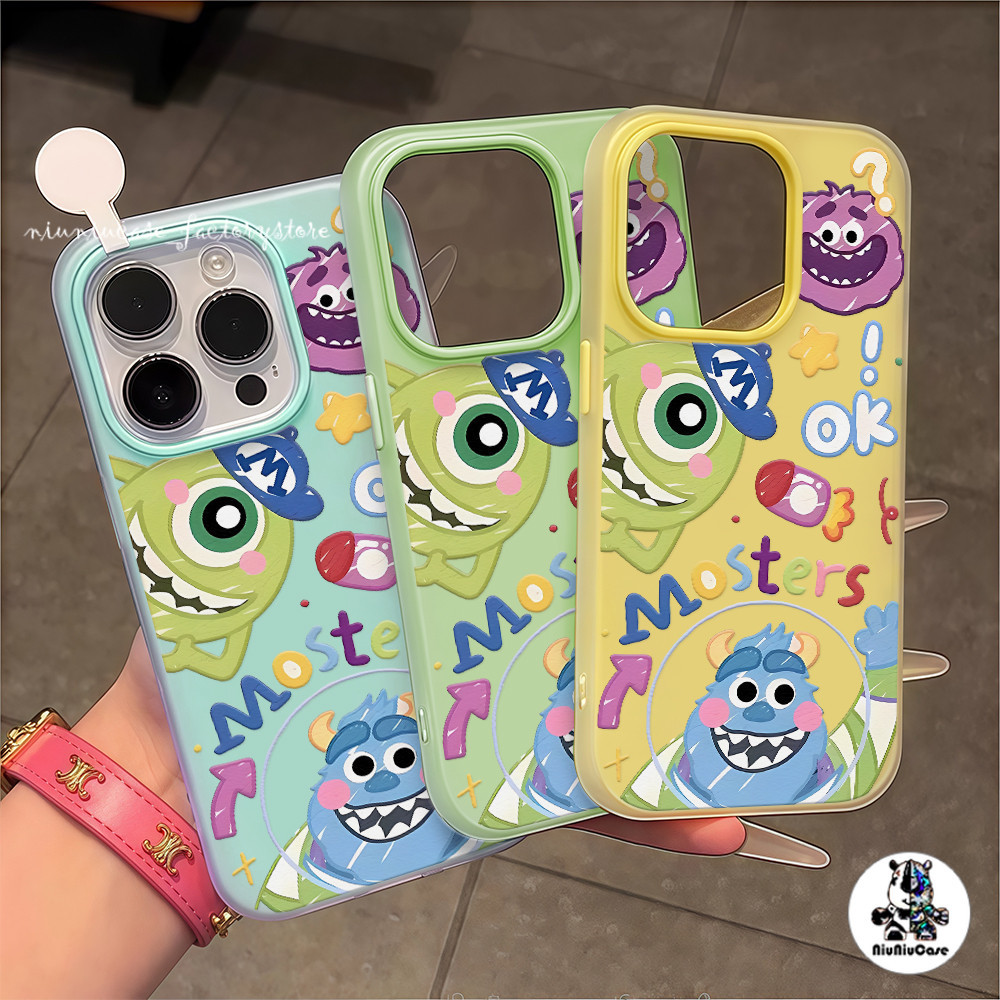 ขนมเยลลี่เรียบง่าย รูปแบบตาโต For IPhone 11 15 16 12 13 14 Pro Max Plus เคส เคสไอโฟน กันกระแทก ซิลิโคน โทรศัพท์ปกหลัง - รูปที่ 2